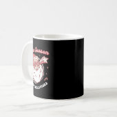 クリスマスアバ行動セラピーレトロ技術者Sa コーヒーマグカップ (正面左)