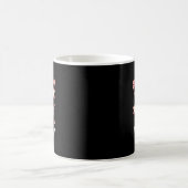 クリスマスアバ行動セラピーレトロ技術者Sa コーヒーマグカップ (中央)