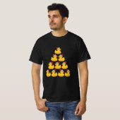 クリスマスアヒルの木 Tシャツ (正面フル)