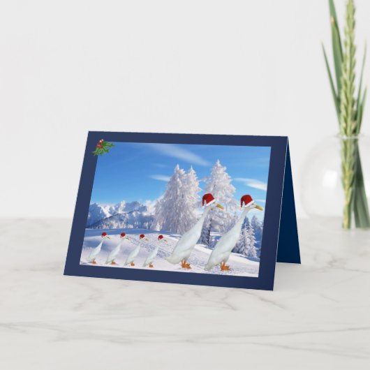 クリスマスアヒル シーズンカード (正面)