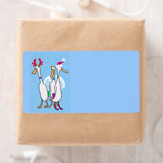 クリスマスアヒル ラベル (インサイチュ)