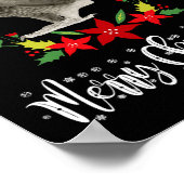 クリスマスアフリカグレイ ポスター (角)