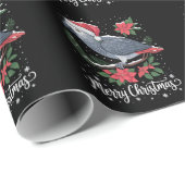 クリスマスアフリカグレイ ラッピングペーパー (ロールコーナー)