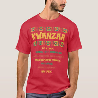クリスマスアフリカンクワンザ Tシャツ
