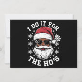 クリスマスアフリカンサンタのために シーズンカード (正面)