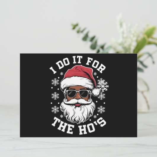 クリスマスアフリカンサンタのために シーズンカード (スタンド正面)