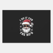 クリスマスアフリカンサンタのために ラッピングペーパーシート (正面)