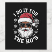 クリスマスアフリカンサンタのために ワインラベル (シングルラベル)