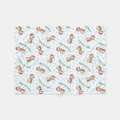 クリスマスアムスタッフフリースブランケット フリースブランケット (正面(横))