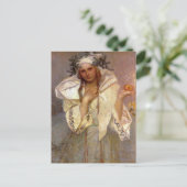 クリスマスアメリカアルフォンスミュシャ ポストカード (スタンド正面)