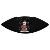 クリスマスアメリカンフットボール雪だるまクリスマススポーツ アメリカンフットボール (パネル)