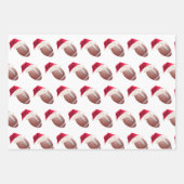 クリスマスアメリカンフットボール ラッピングペーパーシート (正面3)