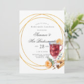 クリスマスアルコール飲料ブリデスメイド昼食会 招待状 (スタンド正面)