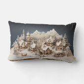 クリスマスアルパインストーリーブックビレッジ ランバークッション (裏面)