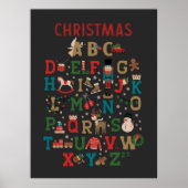 クリスマスアルファベットキッズ ポスター (正面)