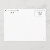クリスマスアルファベット シーズンポストカード (裏面)
