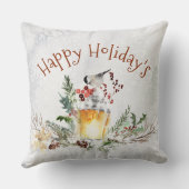 クリスマスアレンジメント クッション (裏面)