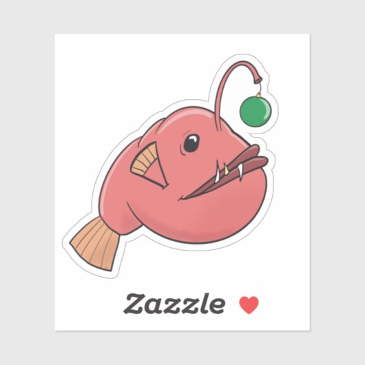 クリスマスアングラーフィッシュ シール (シート)