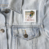 クリスマスアンティーク子どもイラストレーション1920 缶バッジ (インサイチュ)