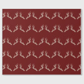 クリスマスアントラーラッピング紙 ラッピングペーパー (フラット)