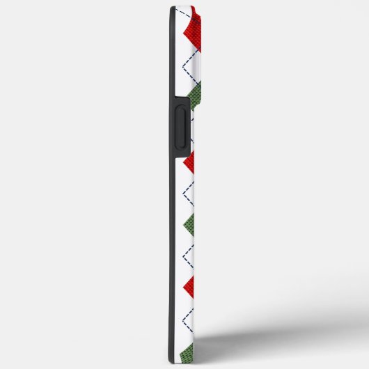 クリスマスアーガイル Case-Mate iPhoneケース (裏面 / 右)