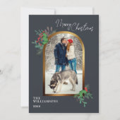 クリスマスアーチ写真植物学 シーズンカード (正面)