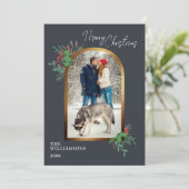 クリスマスアーチ写真植物学 シーズンカード (スタンド正面)