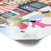 クリスマスアートウィンターシティ フォトプリント            (角)