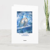 クリスマスアートカードで愛 シーズンカード (裏面)