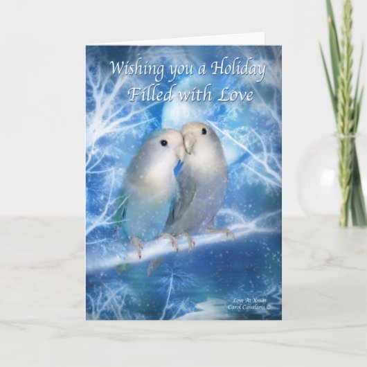 クリスマスアートカードで愛 シーズンカード (正面)