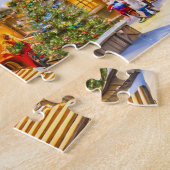 クリスマスアートタウン3デイリージグソーパズルリセン ジグソーパズル (側面)