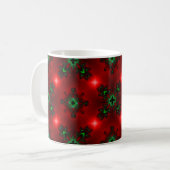 クリスマスアートデコレトロスタイル コーヒーマグカップ (正面左)