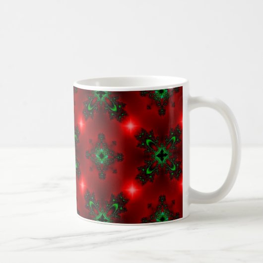 クリスマスアートデコレトロスタイル コーヒーマグカップ (右)