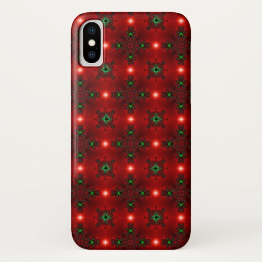 クリスマスアートデコレトロスタイル Case-Mate iPhoneケース (裏面)