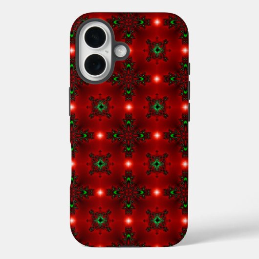 クリスマスアートデコレトロスタイル Case-Mate iPhoneケース (裏面)