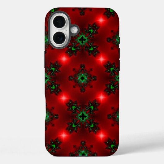 クリスマスアートデコレトロスタイル Case-Mate iPhoneケース (裏面)