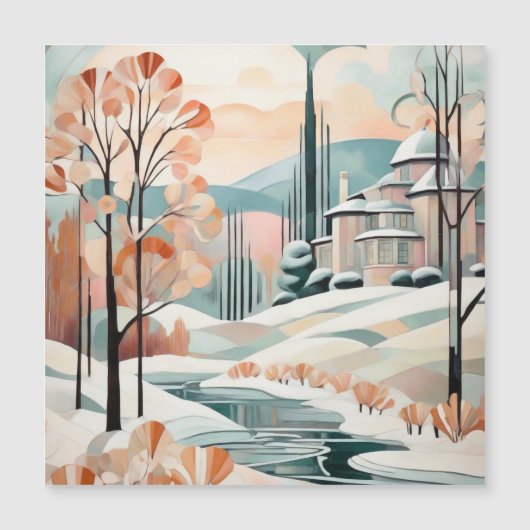 クリスマスアートデコ[磁気デザイン] (正面)