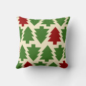 クリスマスアートパターン1小さなクリスマスツリー クッション (裏面)