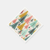 クリスマスアートプラントアートワンリトルクリスマスツリー スタンダードカクテルナプキン (角)