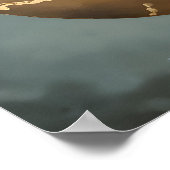 クリスマスアートプリント、ムーディースクリスマス、油絵 ポスター (角)