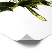 クリスマスアートポスター#8クリスマスホリーウォールアート ポスター (角)