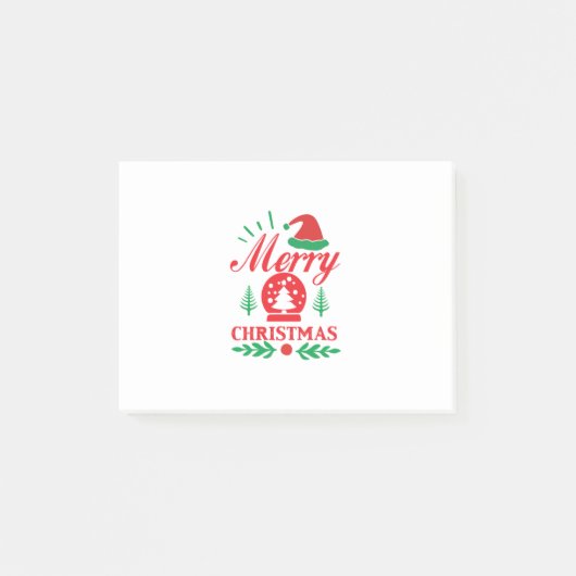 クリスマスアートメリークリスマス ポストイット (正面)
