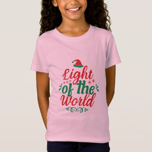 クリスマスアートライトオブザワールド Tシャツ (正面)