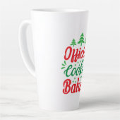 クリスマスアート公式クッキーベイカー カフェラテマグ (左アングル)