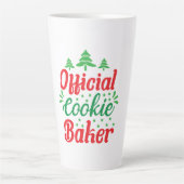 クリスマスアート公式クッキーベイカー カフェラテマグ (正面)