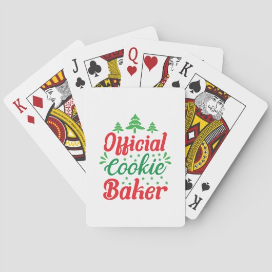 クリスマスアート公式クッキーベイカー トランプ (裏面)