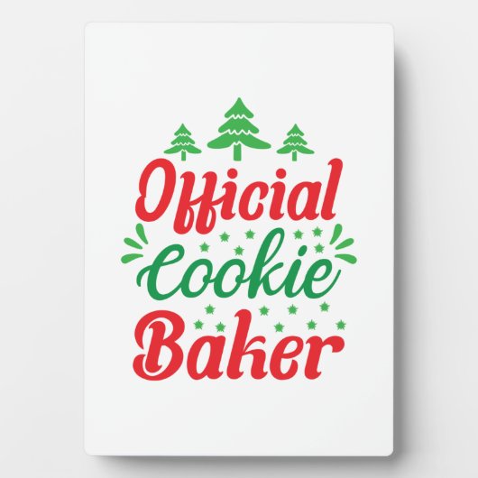 クリスマスアート公式クッキーベイカー フォトプラーク (正面)