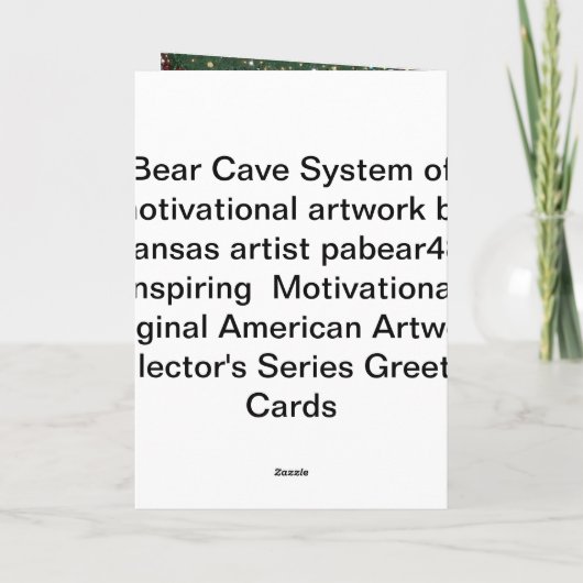 クリスマスアート特別挨拶状 シーズンカード (裏面)