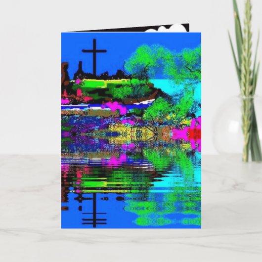 クリスマスアート特別挨拶状 シーズンカード (正面)