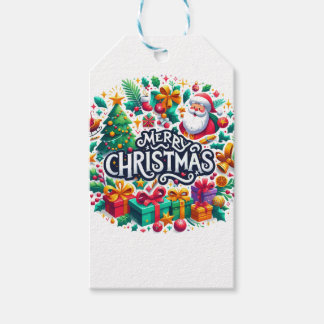 クリスマスアート ギフトタグ